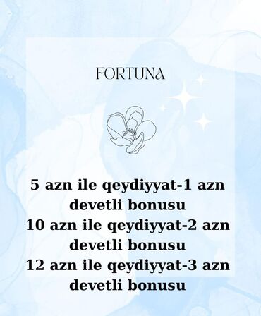 туристическая виза в сша: FORTUNA – qeydiyyat və dəvət bonusları Təklif: - 5 AZN ilə qeydiyyat