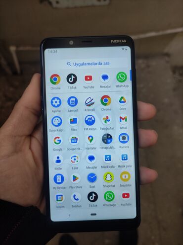 Nokia: Nokia 3.1 Plus, 32 GB, rəng - Boz, Barmaq izi