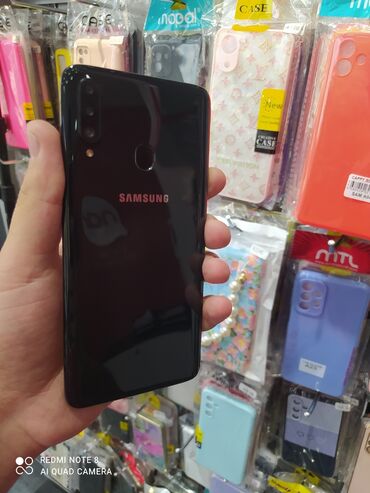 samsung i9500 galaxy s4: Samsung A20s, 32 GB, rəng - Qara