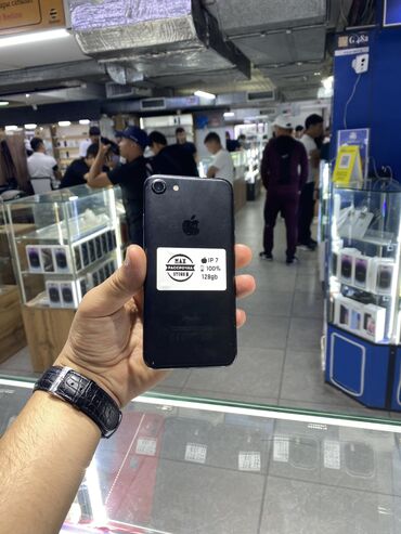 аккумулятор айфон 7: IPhone 7, Б/у, 128 ГБ, Black Titanium, Защитное стекло, Чехол, Кабель, 100 %