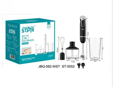 silver mikser: Winning Star blender desti 3ü birində həm doğrayıcı həm mikser həmdə