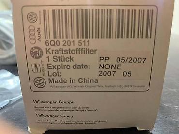 crevo interkulera: FILTER ZA GORIVO ZA VOLKSWAGEN POLO - 6Q0201511 | Filter za gorivo — 3