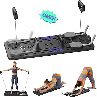 ağırlıq daşı: Çoxfunksiyalı fitnes trenajoru – ev üçün kompakt məşq platforması - — 1