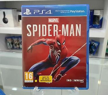 ps4 disc: PS4 üçün "Marvel Spider-Man" oyunu Playstation 4 üçün Original oyun — 1