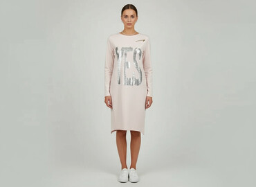 bluzki z aplikacją i kryształkami: Tak, Sukienka damska, rozmiar S