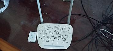 mi adsl modem: TP-Link Wi‑Fi router - Model: TP-Link (iki antenalı) - Tezlik: 2.4 — 1