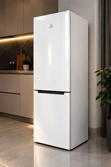 indesit: Холодильник Indesit, Б/у, Двухкамерный, De frost (капельный), 60 * 185 * 64 — 2