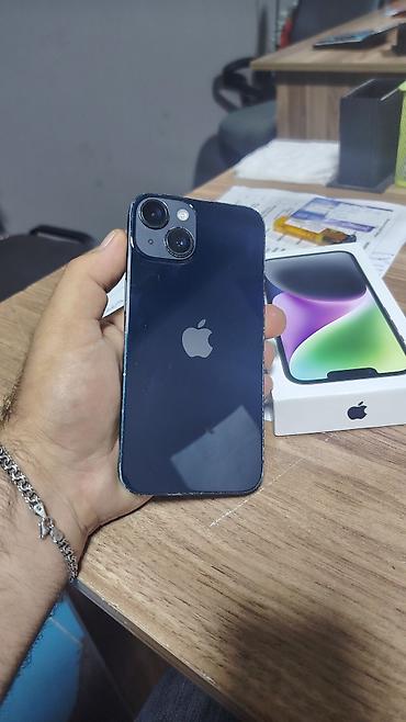 iphone telfon: IPhone 14, 128 GB, Jet Black, Simsiz şarj, Face ID, Sənədlərlə — 2
