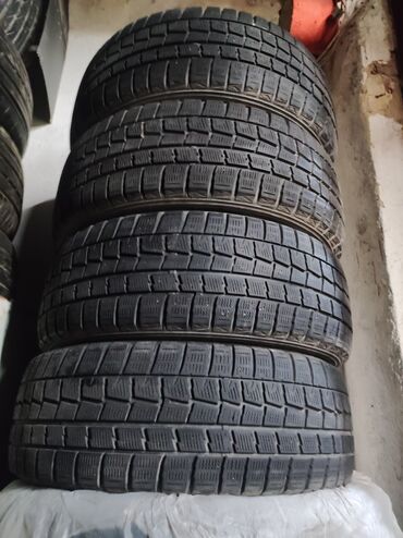 Шины: Шины 205 / 55 / R 16, Зима, Б/у, Комплект, Легковые, Япония, Dunlop