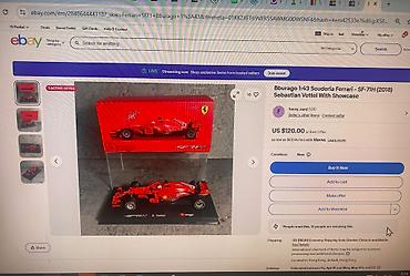 Avtomobil modelləri: Ferrari, 2018 il, 1:43, Dəmir, Ödənişli çatdırılma — 18