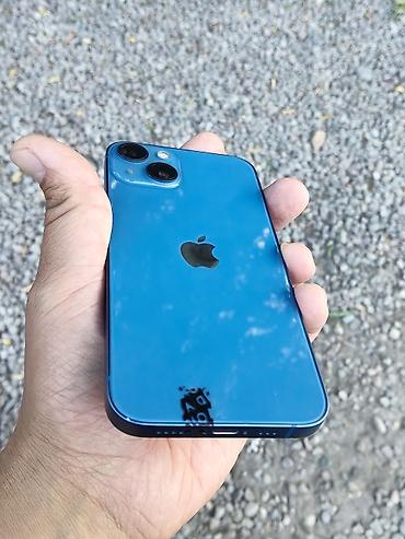 мини телефон айфон: IPhone 13, Б/у, 128 ГБ, Blue Titanium, 95 % — 2
