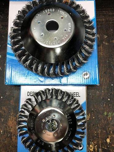 Rezne i brusne ploče: Derusting Weeding Wheel – čelična pletena žičana četka/ploča za — 6