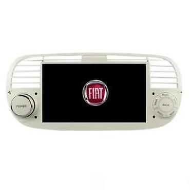 Audio oprema za auto: Android multimedija za Fiat 500 (ugrađeni panel sa belim okvirom i — 6