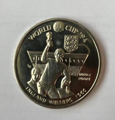 Sikkələr: Məhsul: “World Cup ’94 – England Winners 1966” xatirə sikkəsi və — 1