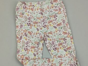 ocieplane spodnie dla dziewczynki: Legginsy dziecięce, Lupilu, 5-6 lat, 116, stan - Bardzo dobry