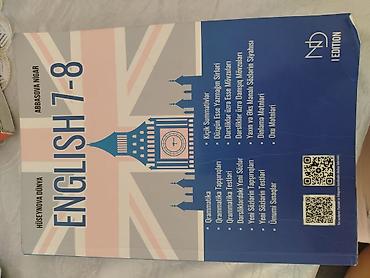 Məhsul: “English 7–8” hazırlıq kitabı Müəlliflər: Hüseynova Dünya