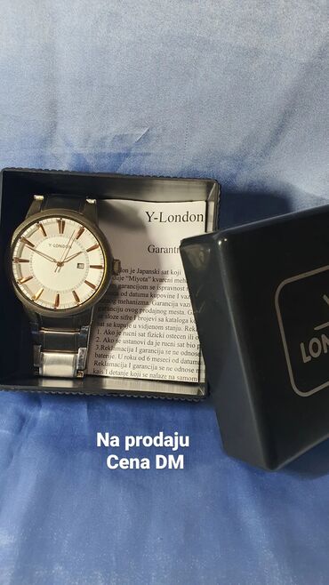 sat: Lep očuvan ručni sat Y-London . Malo korišten sa papirima . kvarcni