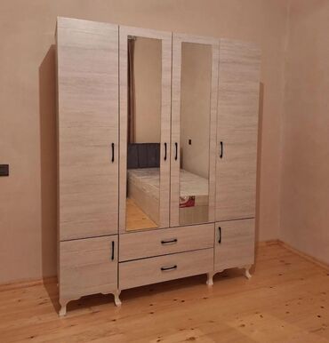 Sifarişlə dolablar: 4Qapi Dolab satılır qiyməti 260Azn ölçü 160*200*45 sifarişlədir — 14