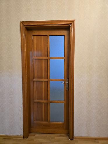 taxtalar: Şüşəli taxta otaq qapıları - Material: təbii ağac (isti — 4