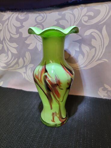 Vaze i saksije: Vaza, Staklo, bоја - Šareno, Novo — 2