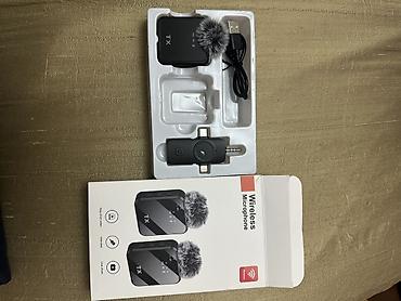 mikrofon wireless: Məhsul: Wireless Microphone dəsti Təsvir: - Kompakt simsiz mikrofon — 1