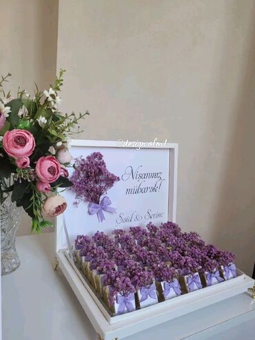 Xonçalar: •Həri,nişan,xına və toy konfetləri və xonça sifarişləri qəbul olunur.🦢 — 14