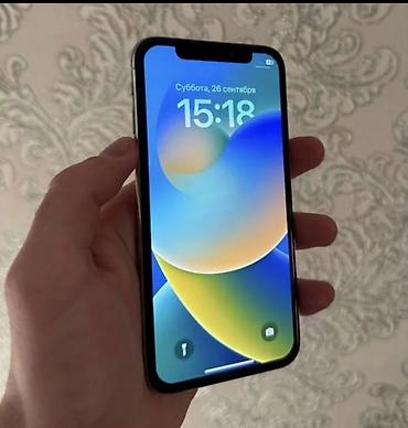 iphon x: IPhone X, 256 GB, Ağ, Face ID — 1