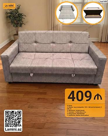 Диваны: - Məhsul: Divan (Kod: 6964), La Mini - Ölçülər: Açıq vəziyyətdə daxili — 1