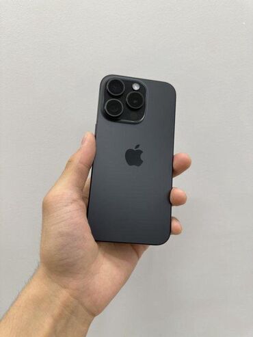вакуумные аирподсы: IPhone 15 Pro, Колдонулган, 128 ГБ, Кара, 89 %