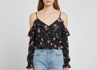 Bluzki: H&M Divided, Bluzka damska, rozmiar XS