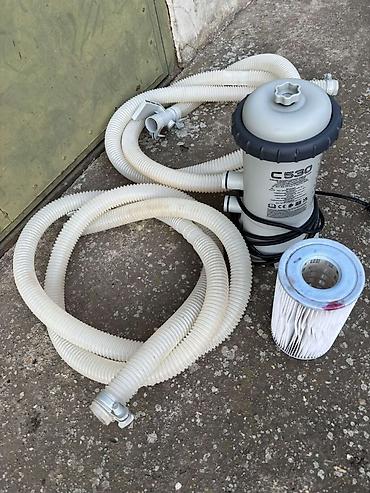 Bazeni i oprema: Kartušni filter-pumpa za bazen C530 sa crevima i filterom (filter — 10