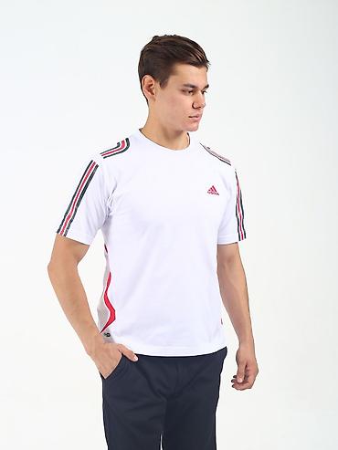 Футболки: Мужская футболка, 7XL, 5XL, S, Adidas, Новый, цвет - Белый, Платная доставка — 53