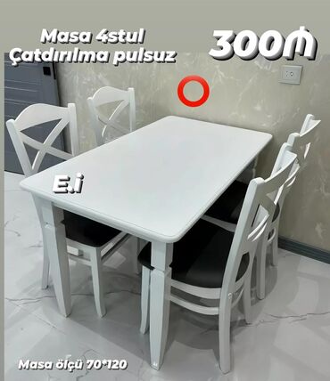 Çarpayılar: Mətbəx üçün, Yeni, 4 stul