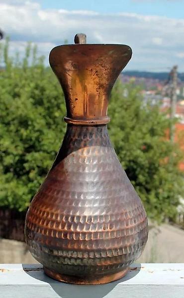 Stare vaze i dekor: Velike Stare BAKARNE vaze 26 i 25 cm!. Velike stare, autentične — 10