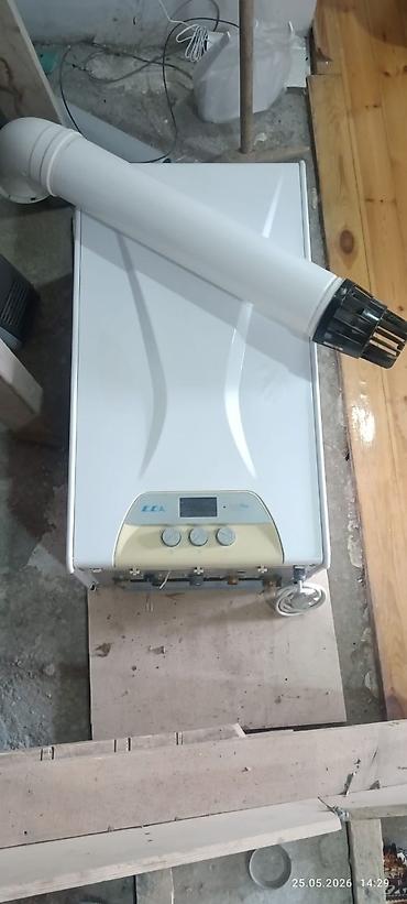 E.C.A qaz su qızdırıcısı (kolonka) – Turbo tipli, bacalı