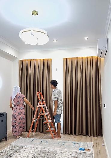 Мелкосрочные работы: Установка карнизов любого типа. Также вешаем шторы и тюли — 7