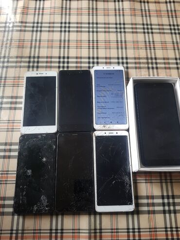 скупка телефонов на запчасти бишкек: Xiaomi, Redmi 6, Б/у, 32 ГБ, цвет - Белый, 2 SIM