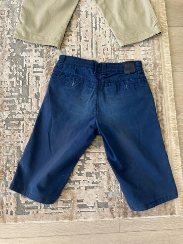 утепленные брюки: Джинсы и брюки, цвет - Синий, Б/у