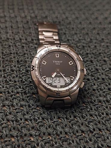 Şəxsi əşyalar: Tissot T‑Touch (Swiss Made) T047420 Barometr ve altimeter ara bir — 1