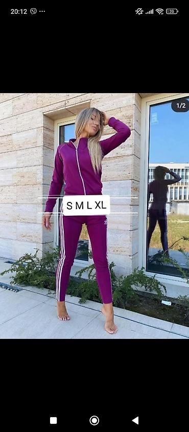 Gornji i donji deo: Komplet trenerka mokra likra 3000dinara ❤️ — 8