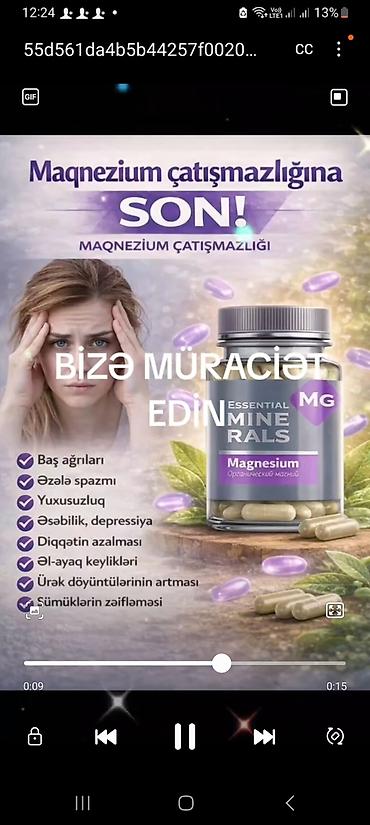 Gözəllik və sağlamlıq: Essential Minerals – ZN, MG, CA, SE kapsulları Məhsul: Orqanik — 2