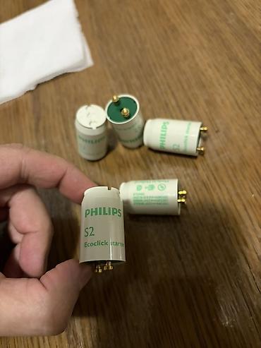 Пускатели для люминесцентных ламп Philips S2 Ecoclick На фотографии at lalafo.kg Пускатели для люминесцентных ламп Philips S2 Ecoclick На фотографии