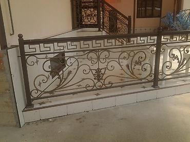 dəmir fermalar: Balkon məhəccəri, Dəmir — 4