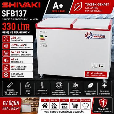 Soyuducular: №: 3959 Məhsulun adı: Dondurucu qutu Shivaki SFB137, damlama sistemi — 1