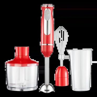 pegla na paru: 🥄 Ufesa BP3443 Rouge – Štapni mikser, crveni, 600W + 4 nastavka Ufesa