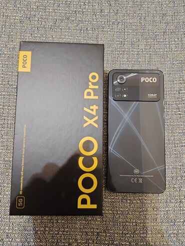 телефон poco x4: Poco X4 Pro 5G, Б/у, 256 ГБ, цвет - Черный, 2 SIM