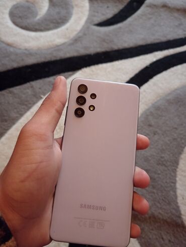 samsung 128: Samsung Galaxy A32, 128 GB, rəng - Çəhrayı, Sensor, Barmaq izi, İki sim kartlı