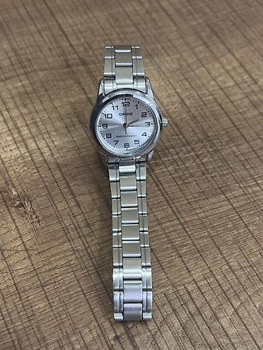 gümüş kemer: Yeni, Qol saatı, Casio, rəng - Gümüşü — 1