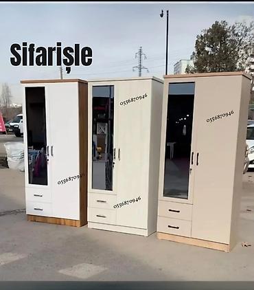 qlobus şəkli çəkmək: Yeni, 3 qapılı, Güzgülü, Ağ, Açılan, Düz dolab — 6
