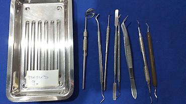 Ostali medicinski proizvodi: Stomatološki pregled Tacna sa instrumentima za stomatološki pregled — 9